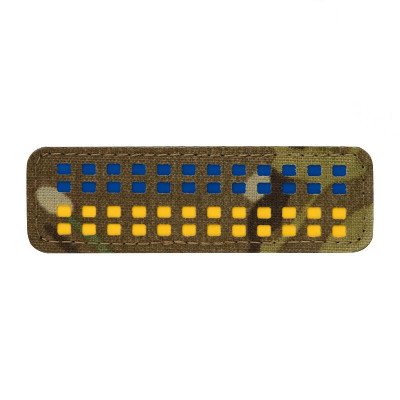 M-Tac нашивка прапор України 25х80 Laser Cut Multicam/Yellow/Blue