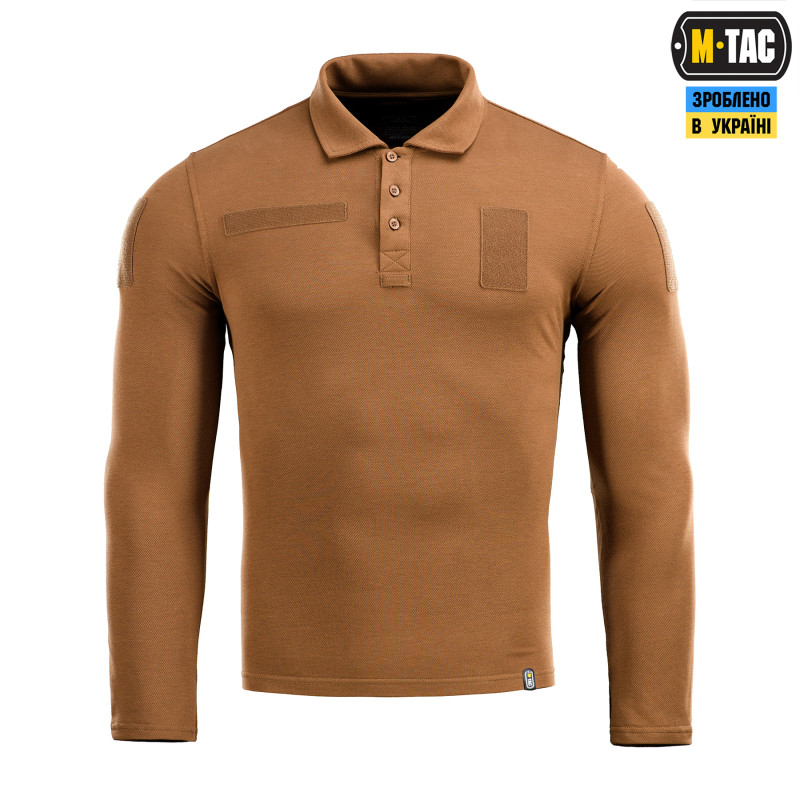 M-Tac поло тактичне довгий рукав 65/35 Coyote Brown M-Tac поло тактичне довгий рукав 65/35 Coyote Brown