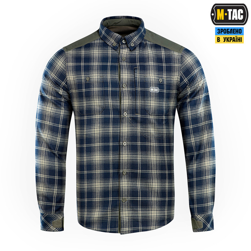 M-Tac сорочка Redneck Shirt Olive/Navy Blue