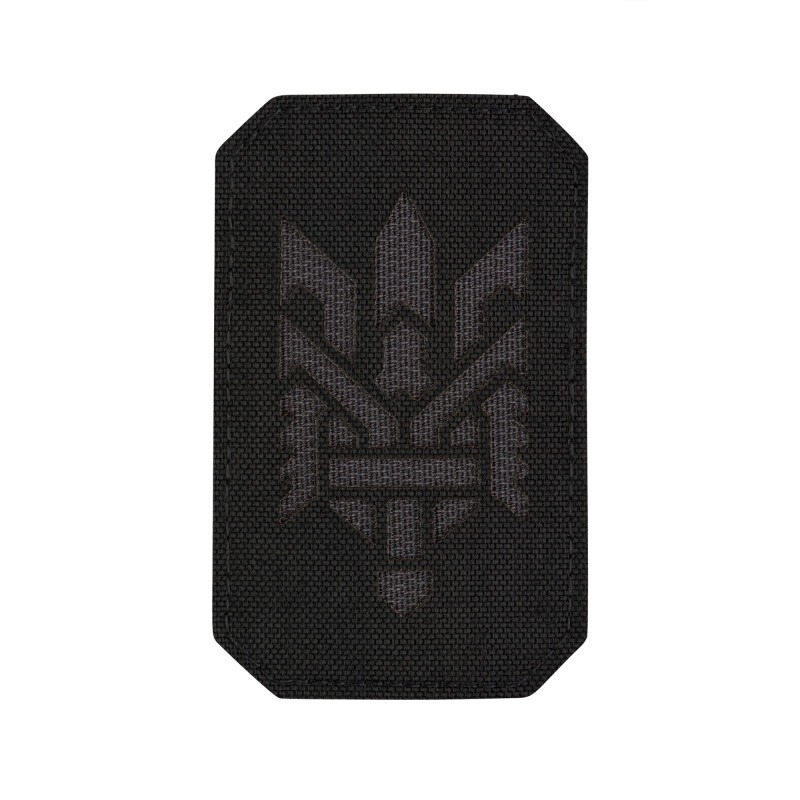 M-Tac нашивка Тризуб (стилізація) Laser Cut вертикальна Black/Grey M-Tac нашивка Тризуб (стилізація) Laser Cut вертикальна Black/Grey