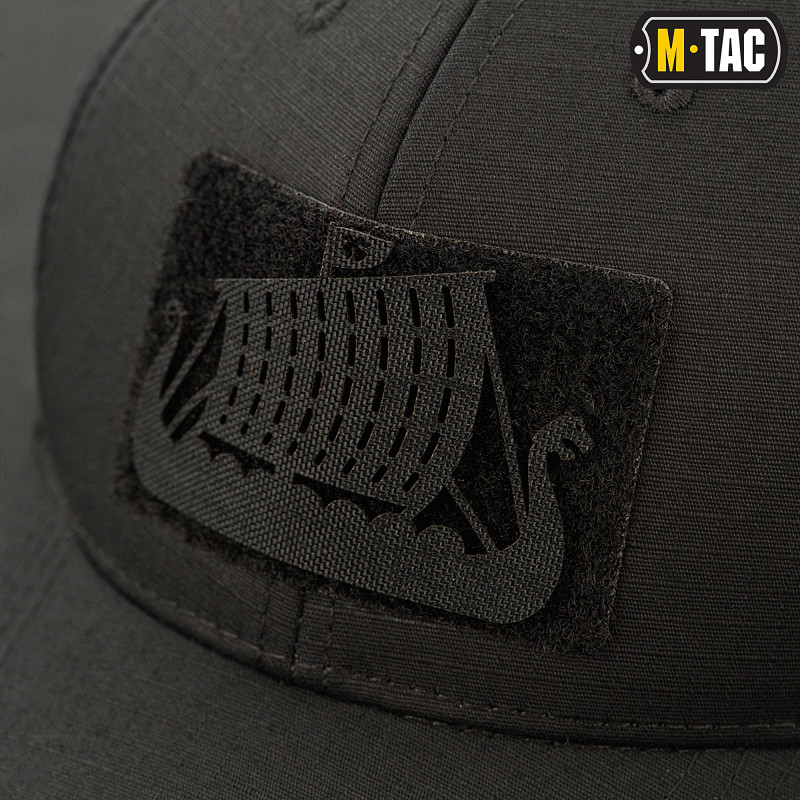 M-Tac нашивка Драккар скрізна Laser Cut Black M-Tac нашивка Драккар скрізна Laser Cut Black