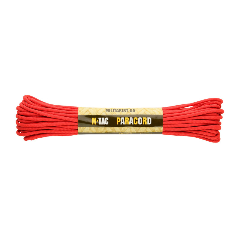 M-Tac паракорд 550 type III Red 15м