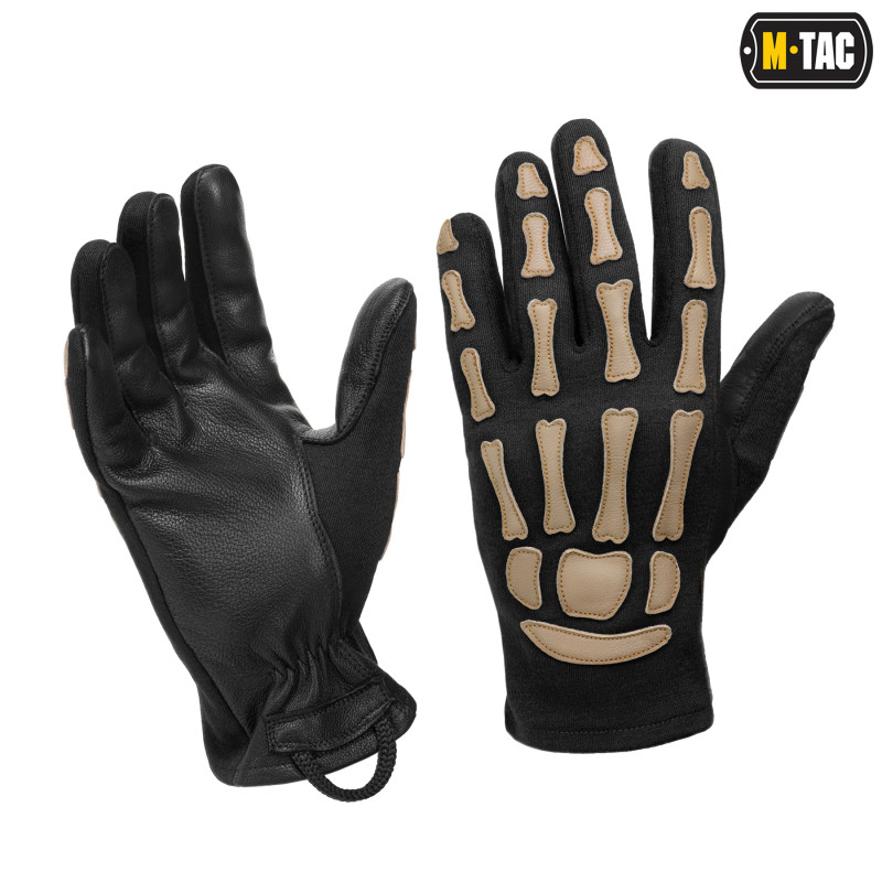 M-Tac рукавички Skeleton Black/Coyote M-Tac рукавички Skeleton Black/Coyote