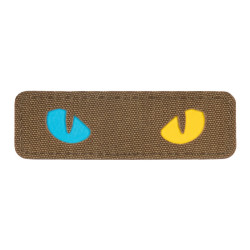 M-Tac нашивка Cat Eyes Laser Cut Coyote/Yellow/Blue/GID