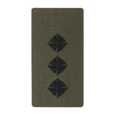 M-Tac погон на липучці старший лейтенант (вишивка) Ranger Green