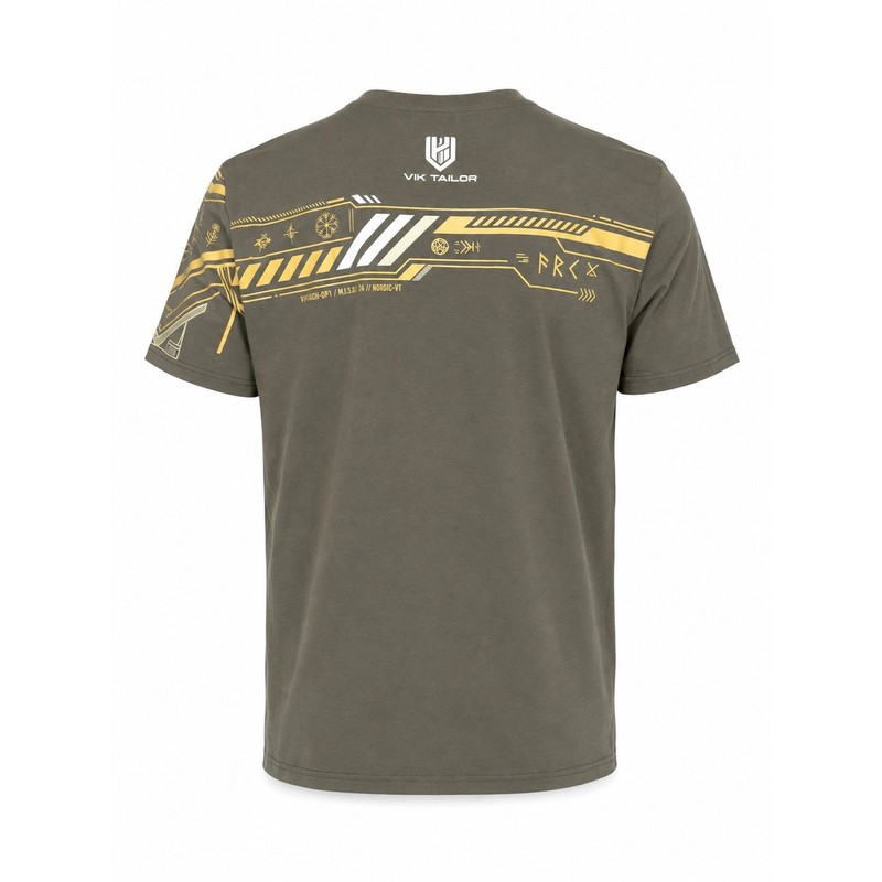 Футболка Vik-Tailor Runes, Olive