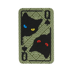 M-Tac нашивка Queen of spades (Орнамент) Olive
