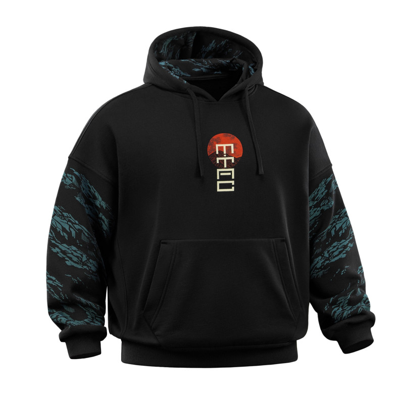 M-Tac кофта Hoodie Two samurai Oversize Cotton Hard Black