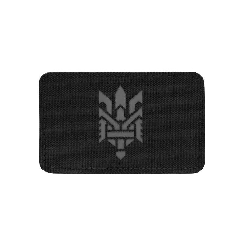 M-Tac нашивка Тризуб (стилізація) Laser Cut горизонтальна Black/Grey M-Tac нашивка Тризуб (стилізація) Laser Cut горизонтальна Black/Grey