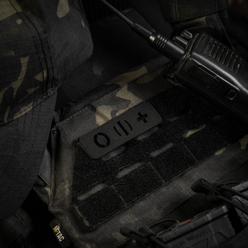 M-Tac нашивка група крові O (I) + наскрізна Laser Cut 25х80 Black M-Tac нашивка група крові O (I) + наскрізна Laser Cut 25х80 Black