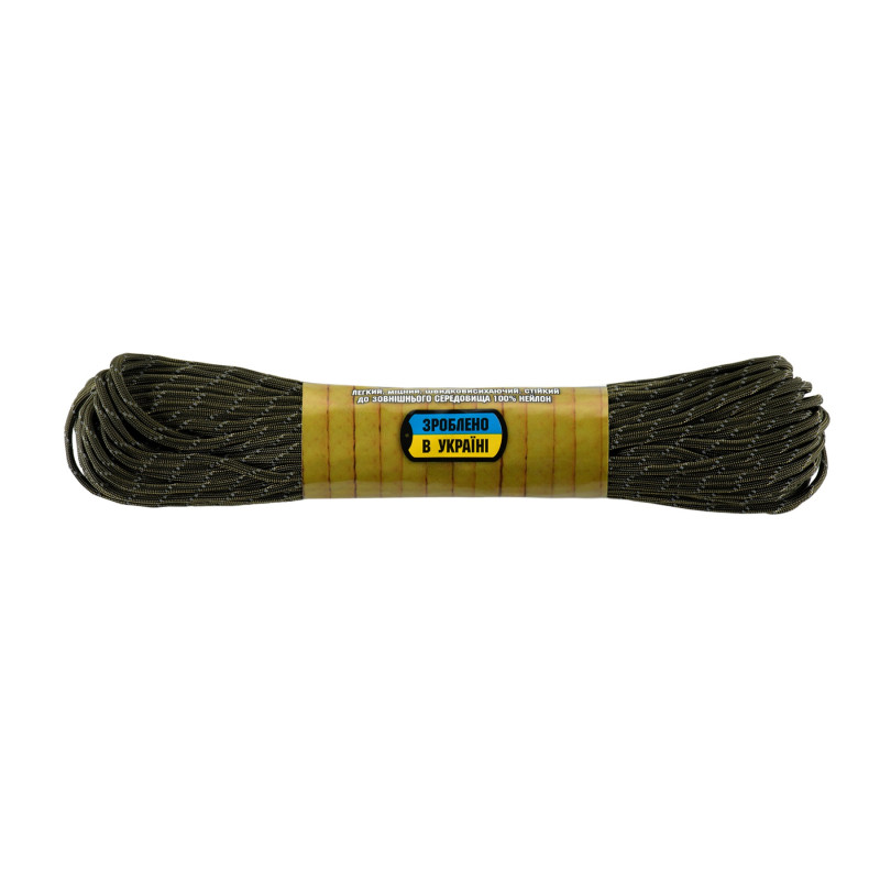 M-Tac паракорд 475 30m OD Green Reflective M-Tac паракорд 475 30m OD Green Reflective
