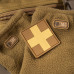 M-Tac нашивка Medic Cross Square ПВХ койот — фото 6