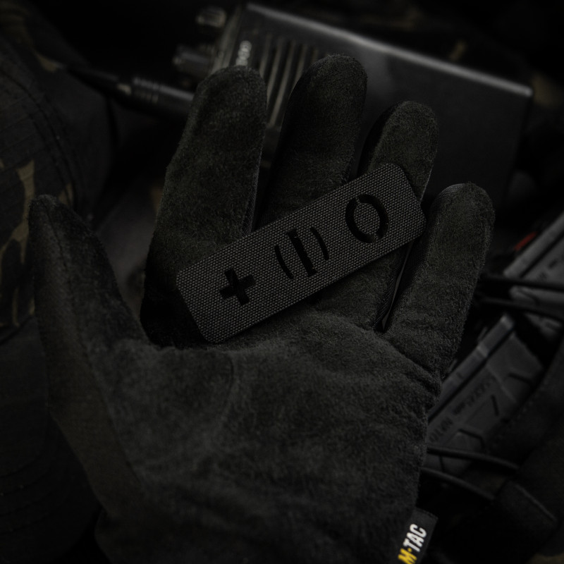 M-Tac нашивка група крові O (I) + наскрізна Laser Cut 25х80 Black M-Tac нашивка група крові O (I) + наскрізна Laser Cut 25х80 Black
