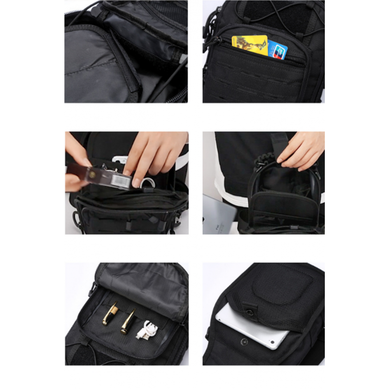 KILLA сумка тактична Sling Chest Pack Black