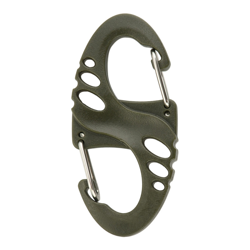 M-Tac карабін S-Hook пластиковий Olive M-Tac карабін S-Hook пластиковий Olive