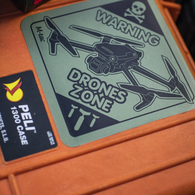 M-Tac наклейка Drones Zone Large Ranger Green