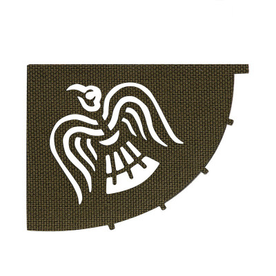 M-Tac нашивка Знамя Ворона скрізна Laser Cut Ranger Green