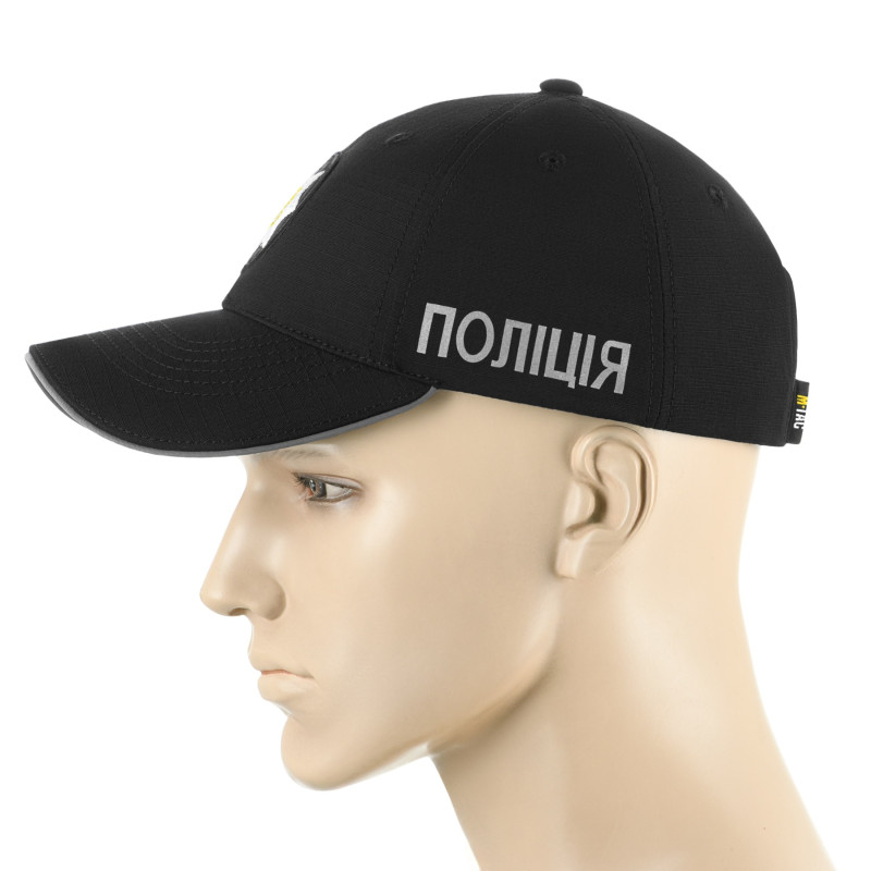M-Tac бейсболка Поліція Elite Flex рип-стоп Black