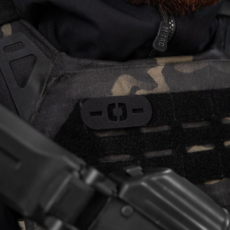 M-Tac нашивка група крові -0- наскрізна Laser Cut Black M-Tac нашивка група крові -0- наскрізна Laser Cut Black