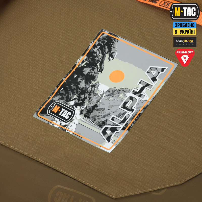 M-Tac куртка зимова Alpha Gen.III Pro Primaloft Coyote Brown