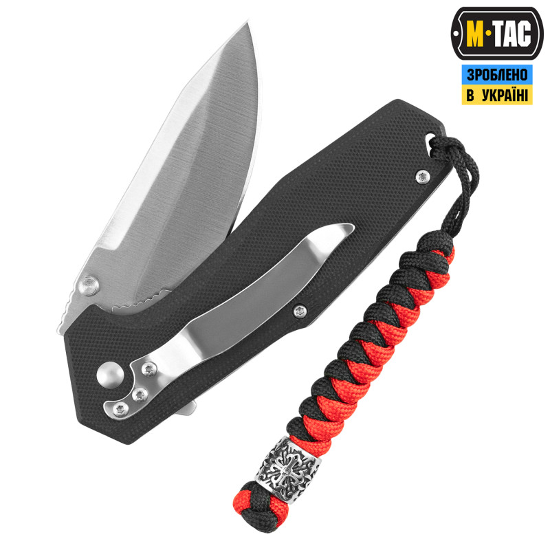 M-Tac темляк Viper Scandinavian Steel Black&Red M-Tac темляк Viper Scandinavian Steel Black&Red