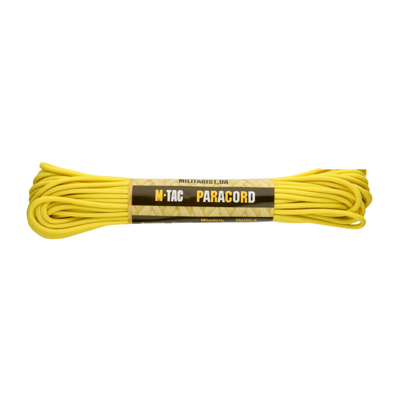 M-Tac паракорд 550 type III Yellow 15м