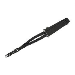 M-Tac ремінь збройовий одноточковий еластичний Black