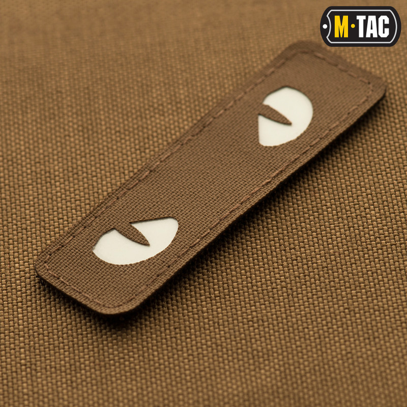 M-Tac нашивка Cat Eyes Laser Cut Coyote/світлонакопичувач