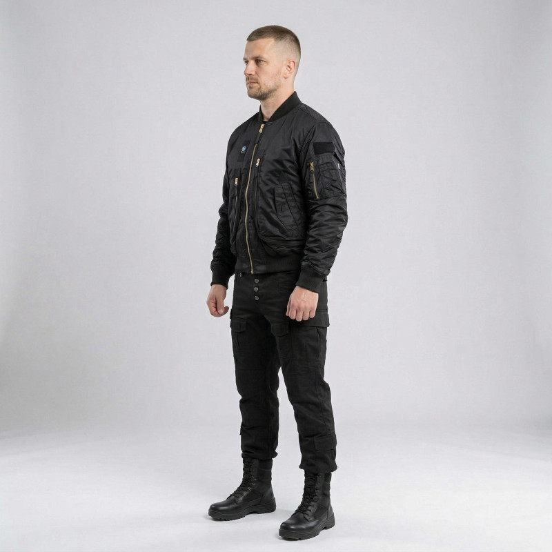 Куртка бомбер Vik-Tailor льотна, Black