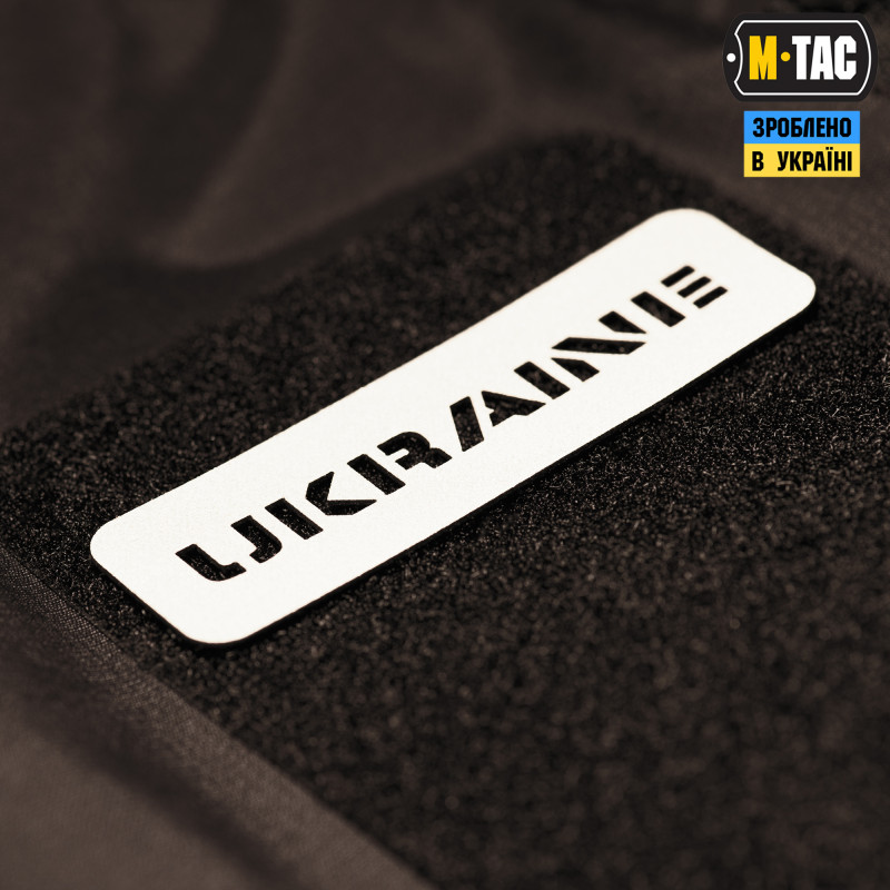 M-Tac нашивка Ukraine скрізна 25х80 Laser Cut Dark Grey/GID M-Tac нашивка Ukraine скрізна 25х80 Laser Cut Dark Grey/GID