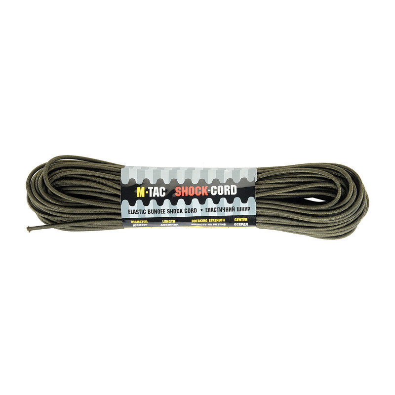 M-Tac паракорд Shock-Cord 3 mm OD Green 30м