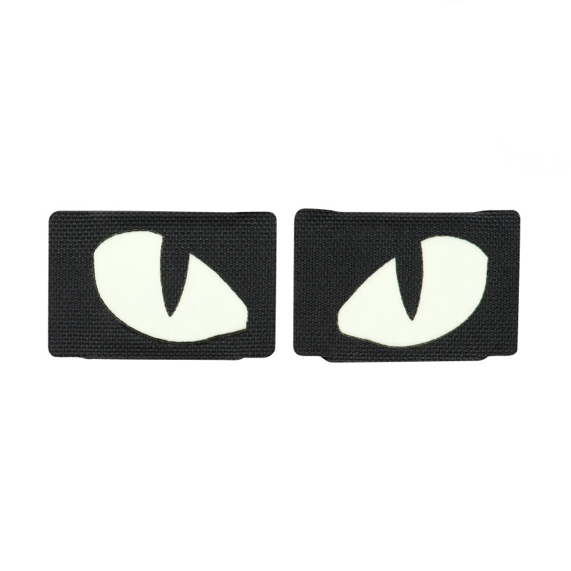 M-Tac нашивка Tiger Eyes Laser Cut (пара) Black