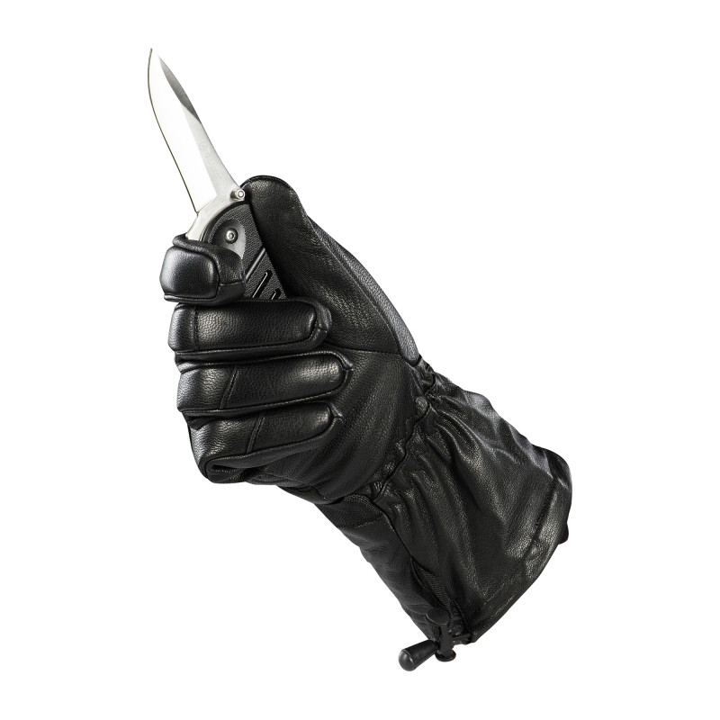 M-Tac рукавички зимові шкіряні Black