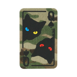 M-Tac нашивка Queen of spades Multicam/Black