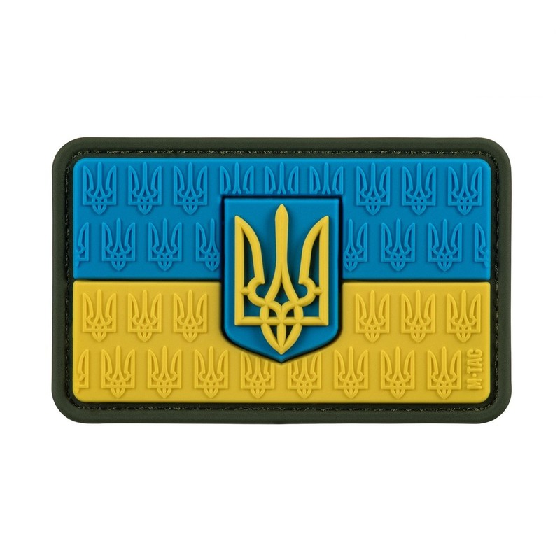 M-Tac нашивка прапор України з гербом рельєфний PVC M-Tac нашивка прапор України з гербом рельєфний PVC