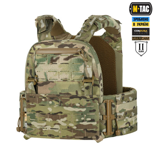 M-Tac плитоноска Cuirass Elite Gen.II 2 клас захисту (розмір плити M) Multicam — фото 1
