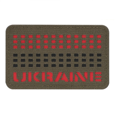 M-Tac нашивка Ukraine Laser Cut Ranger Green/Red/Black