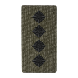 M-Tac погон на липучці капітан (вишивка) Ranger Green