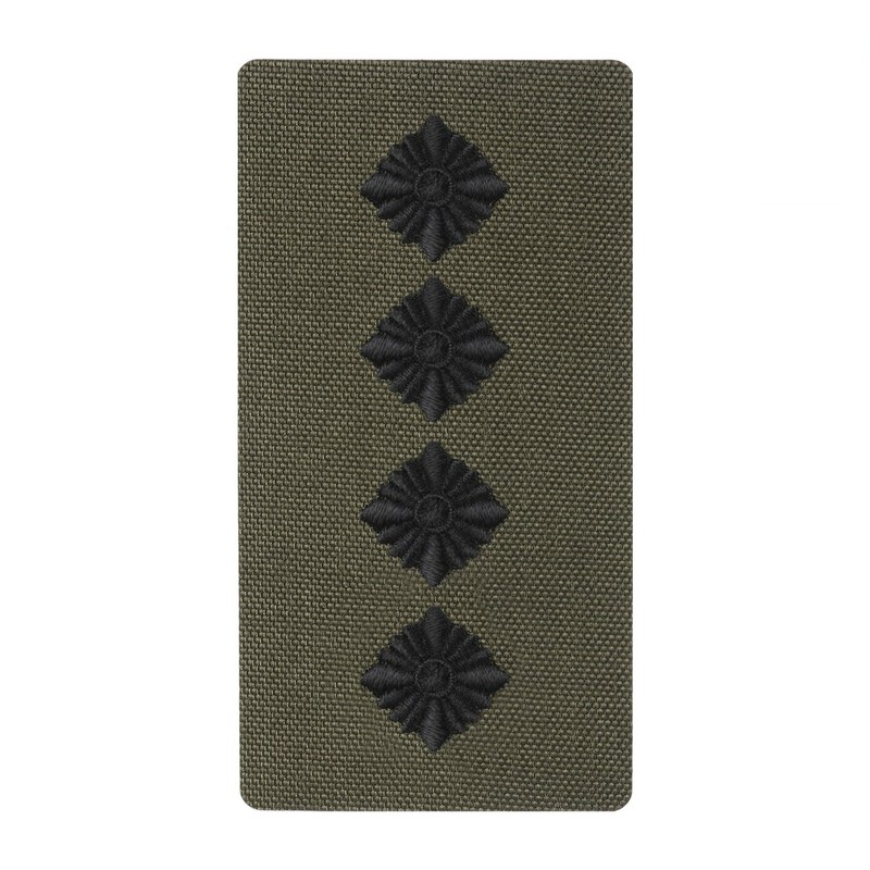 M-Tac погон на липучці капітан (вишивка) Ranger Green