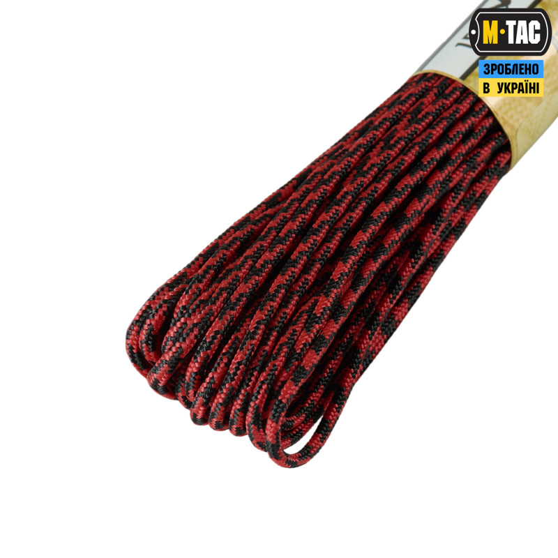 M-Tac паракорд Minicord Black&Red 15м M-Tac паракорд Minicord Black&Red 15м