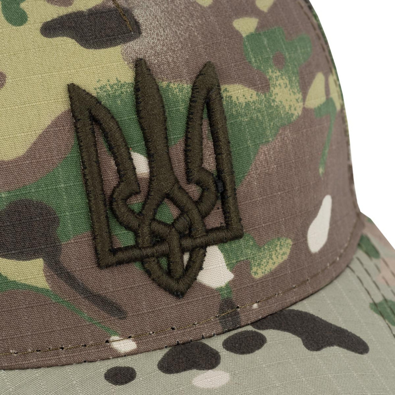Бейсболка Tailor з Тризубом Rip-Stop, MultiCam
