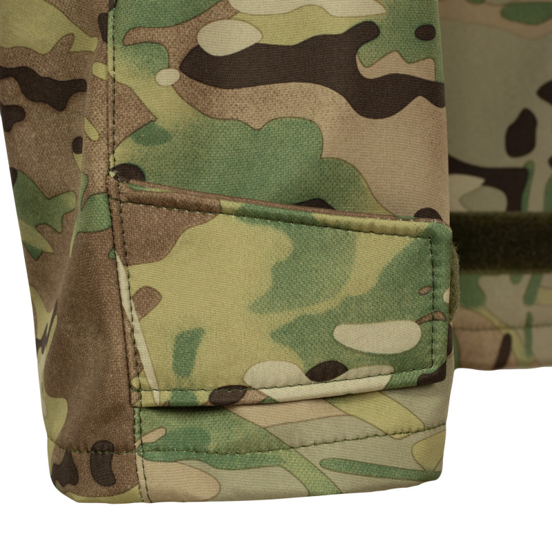 Штани тактичні зимові Vik-Tailor SoftShell з водозахисним покриттям, MultiCam