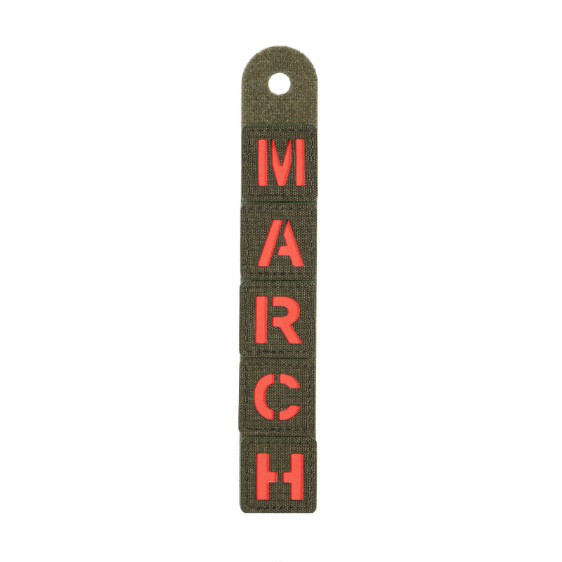 M-Tac нашивка MARCH Ranger Green/Red/GID M-Tac нашивка MARCH Ranger Green/Red/GID
