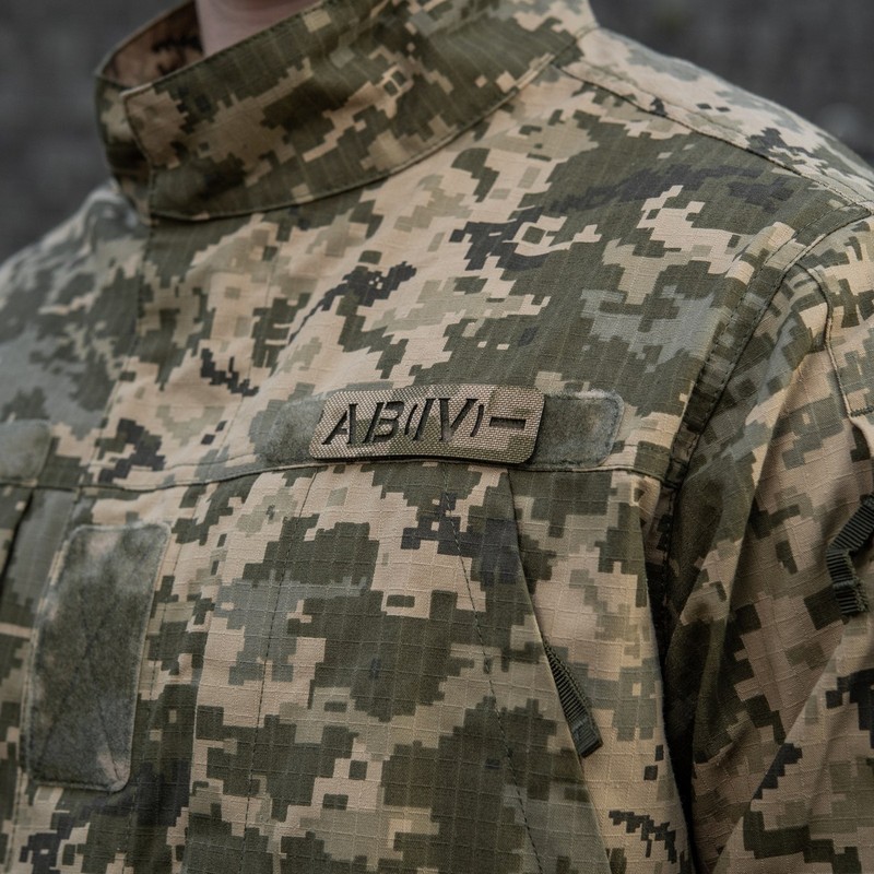 M-Tac нашивка група крові AB (IV) - наскрізна Laser Cut 25х80 MM14
