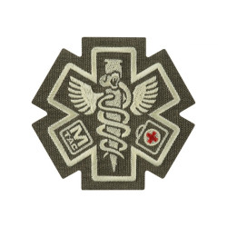 M-Tac нашивка Paramedic (вишивка) Ranger Green