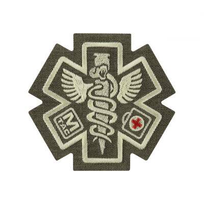 M-Tac нашивка Paramedic (вишивка) Ranger Green