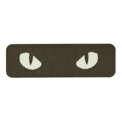 M-Tac нашивка Cat Eyes Laser Cut Ranger Green/світлонакопичувач