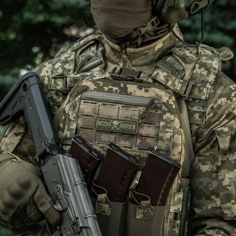 M-Tac нашивка Висока Напруга Olive