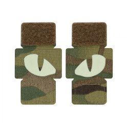 M-Tac нашивка Tiger Eyes Laser Cut (пара) Multicam