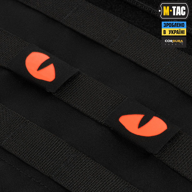 M-Tac нашивка Tiger Eyes Laser Cut (пара) Black/Red/GID M-Tac нашивка Tiger Eyes Laser Cut (пара) Black/Red/GID